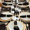 Cuff Brushed Gold Napkin Rings Holder Wedding Banquet Metallic Adornment Table Settings Glossy Serviette Buckles