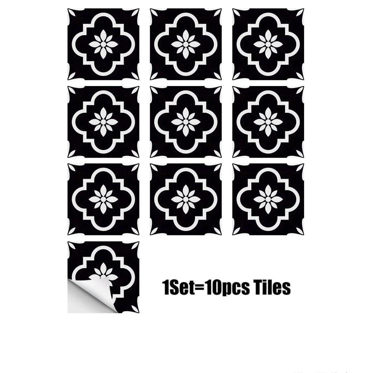 

Европейская ретро ПВХ имитация плитки наклейка самоклеящаяся наклейка на пол износостойкая и нескользящая декоративная наклейка на плитку для гостиной спальни 20cm*20cm*10pcs