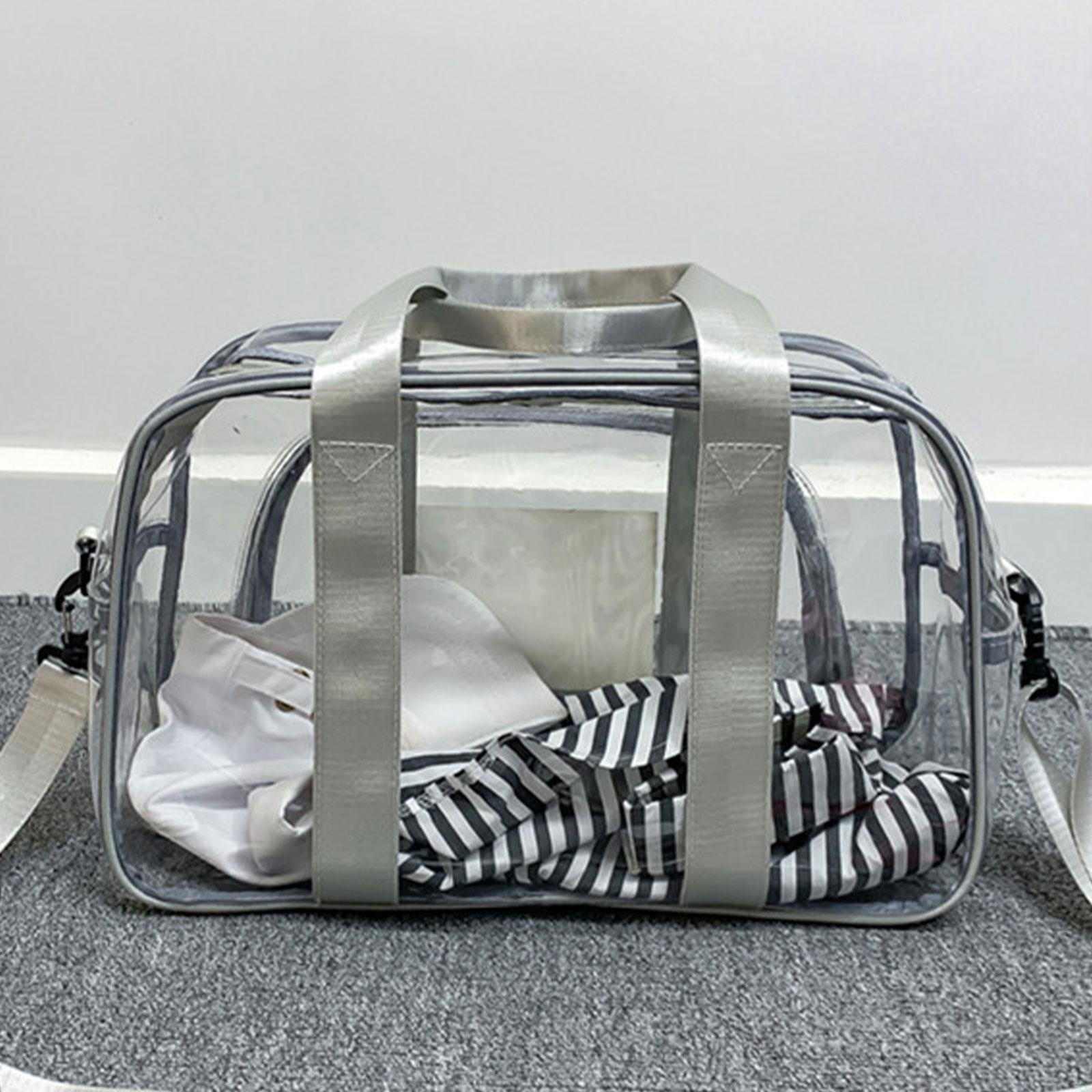 

Прозрачная косметичка для женщин и мужчин, органайзер для косметики, дорожная, для аэропорта, авиалиний, мероприятий серый