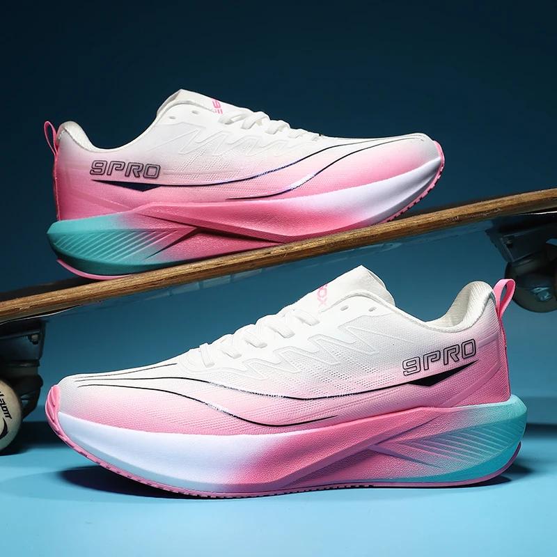 Unisex Running Shoes Ultra Light Breathable Anti Slip Wear-resistant Men Women Tennis Shoes Soft Fitness Slow Comfort Sneakers