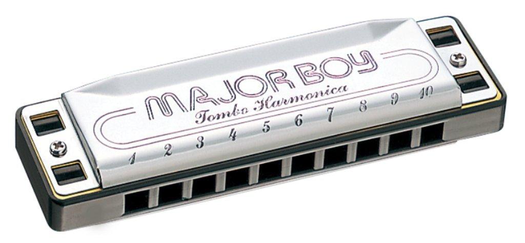 TOMBO G Major Boy 1710 10-Hole Harmonica, Key,