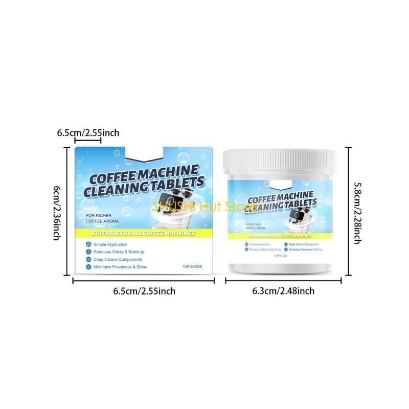 Heavy Duty Coffee Machine Cleaner Tablets Eliminate Limescale And Grime In Step D57B