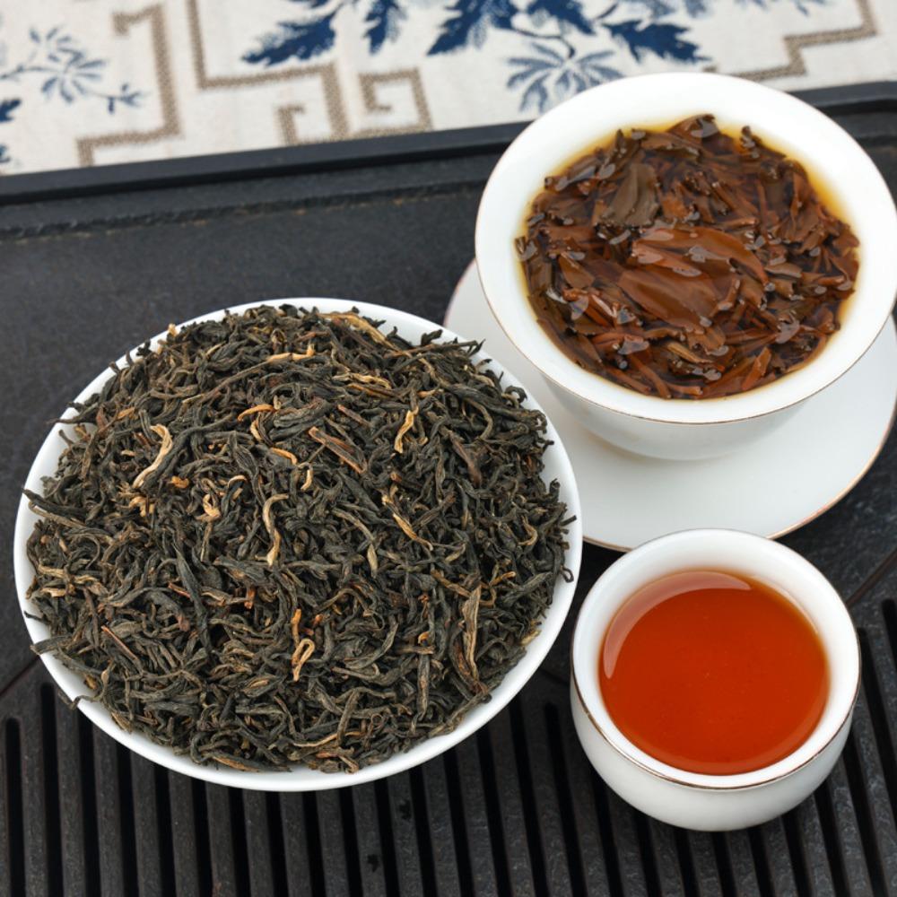 Yunnan Fengqing tea, black tea wholesale ancient tree self-sold tea, gift box gift New Year's goods big golden needle Dianhong tea