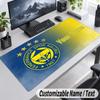 Custom Name Text Mouse Pad Fenerbahçe FC Personalized Desk Pad For Work And Gaming