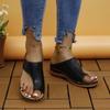 Flip-Flop Large Size Wedge Women's Shoes Stand Alone Beach Shoes Women's Shoes