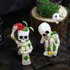 Halloween Grass-Growing Skull Decor Create a Halloween Atmosphere Design for Home Tabletop Party Supplies