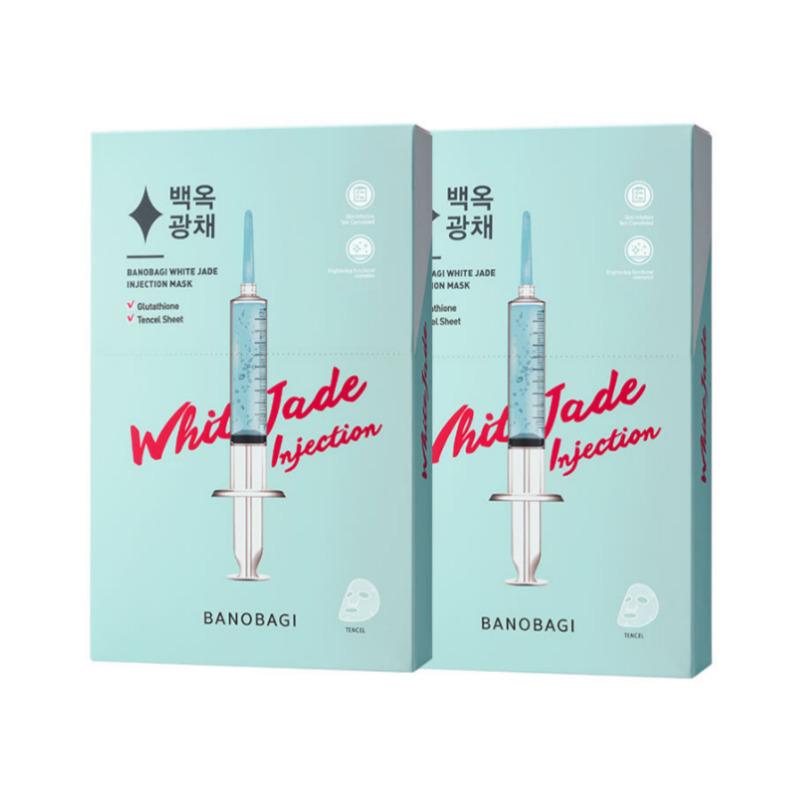

Маска для инъекций Белый нефрит BANOBAGI (10 листов) 1+1 набор