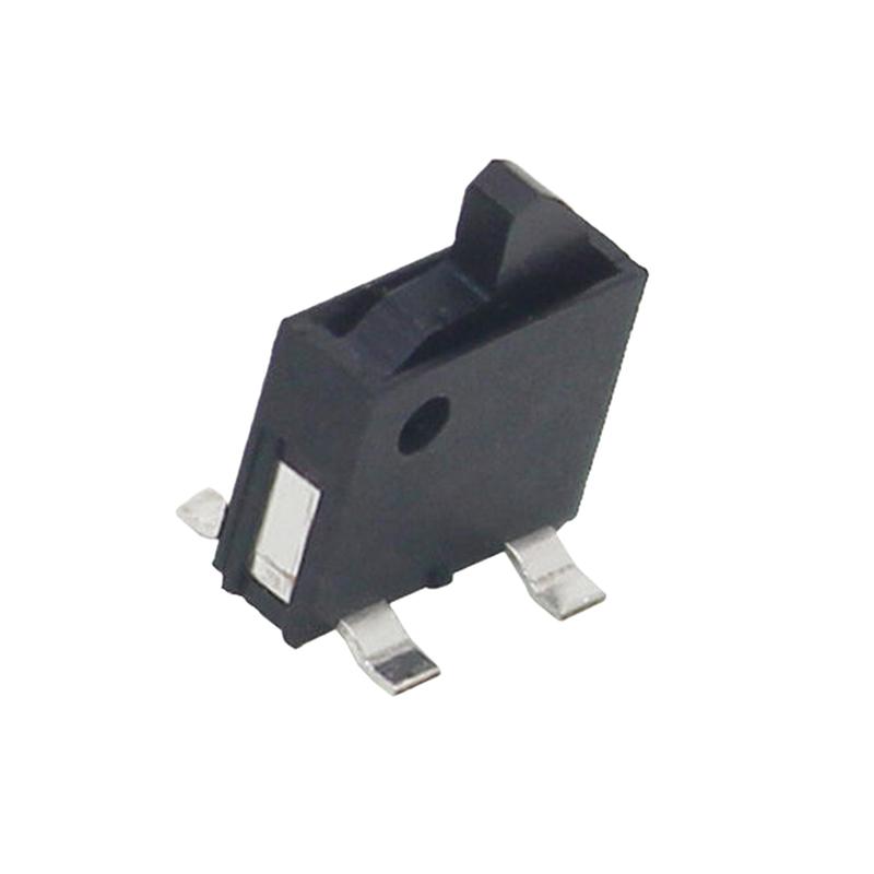 10Pcs Kfc-W-14 4 Pin Mini Slide Switch Reset Micro Toggle Switch Miniature Switch Limit Vertical Black Columnar 16V 100Ma