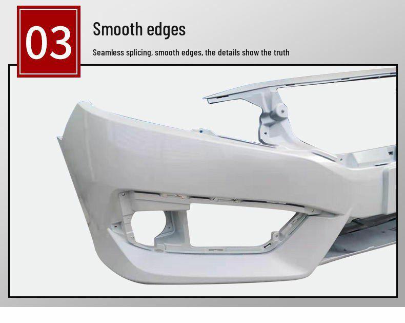 Compatible with 2016-2018 Honda Civic Front and Rear Bumpers.