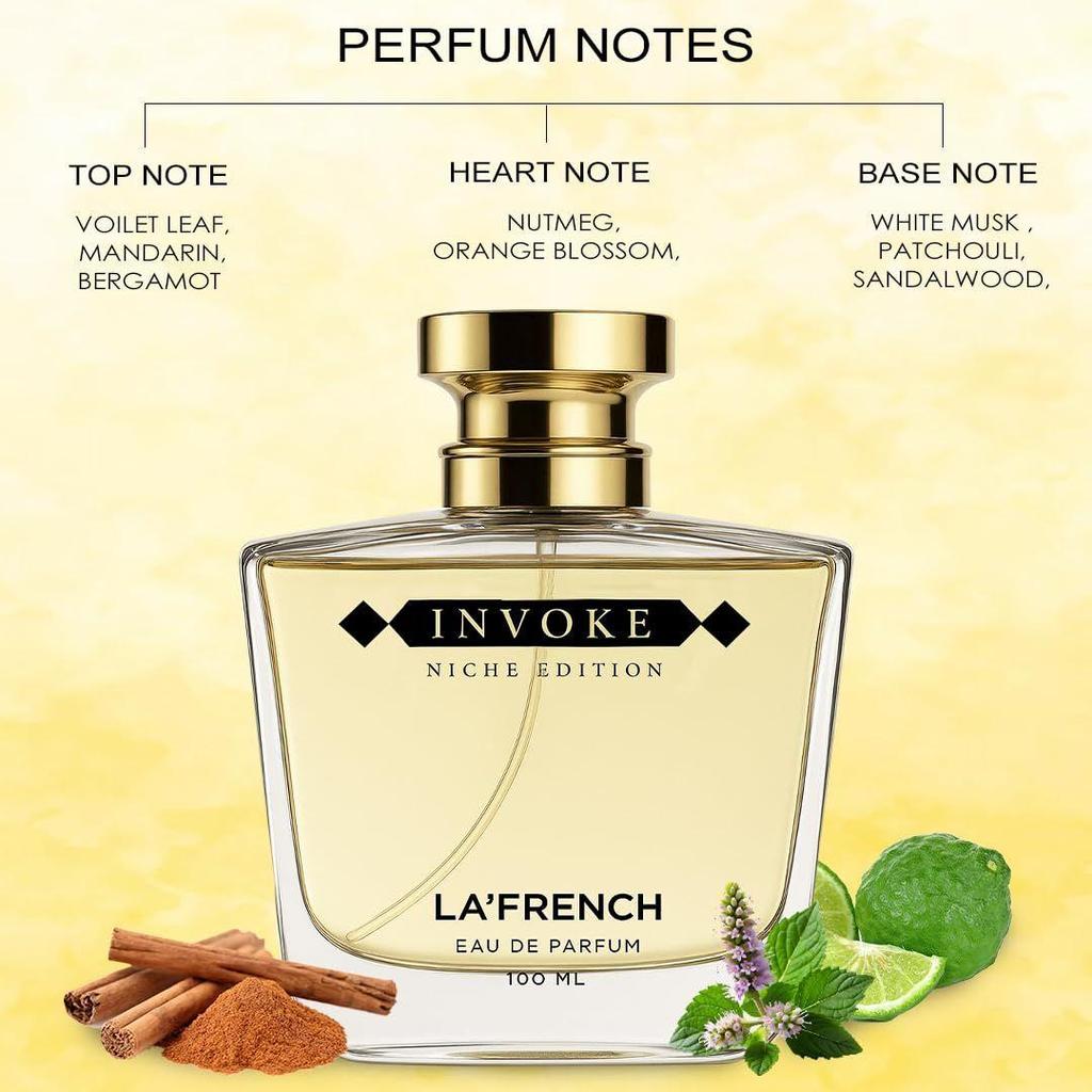 La French Invoke Perfume for Men and Women, Long-Lasting Luxury Fragrance, Ideal Birthday Gift For Men and