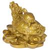 1Pc Gold Feng Shui Dragon Turtle Tortoise Statue Figurine Coin Money Wealth Luck