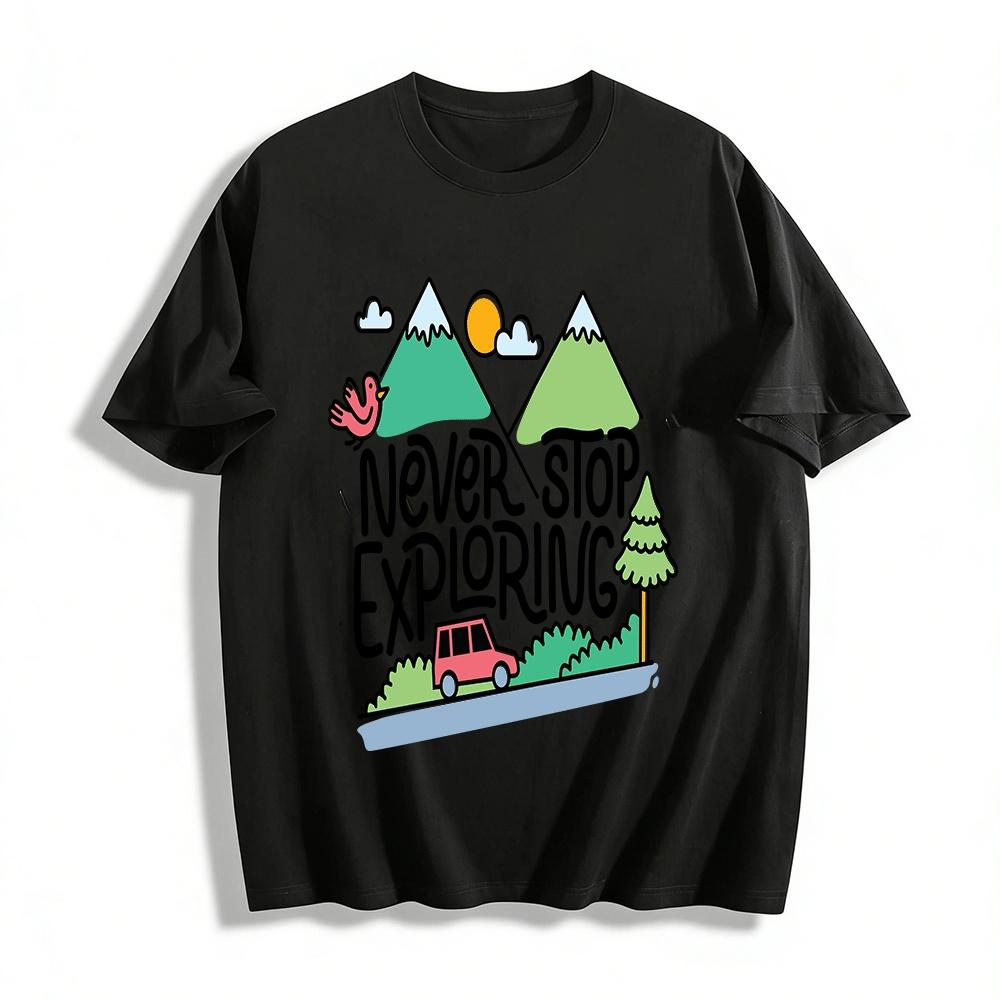 

Never Stop ExploringT Pure cotton T-shirt XXS