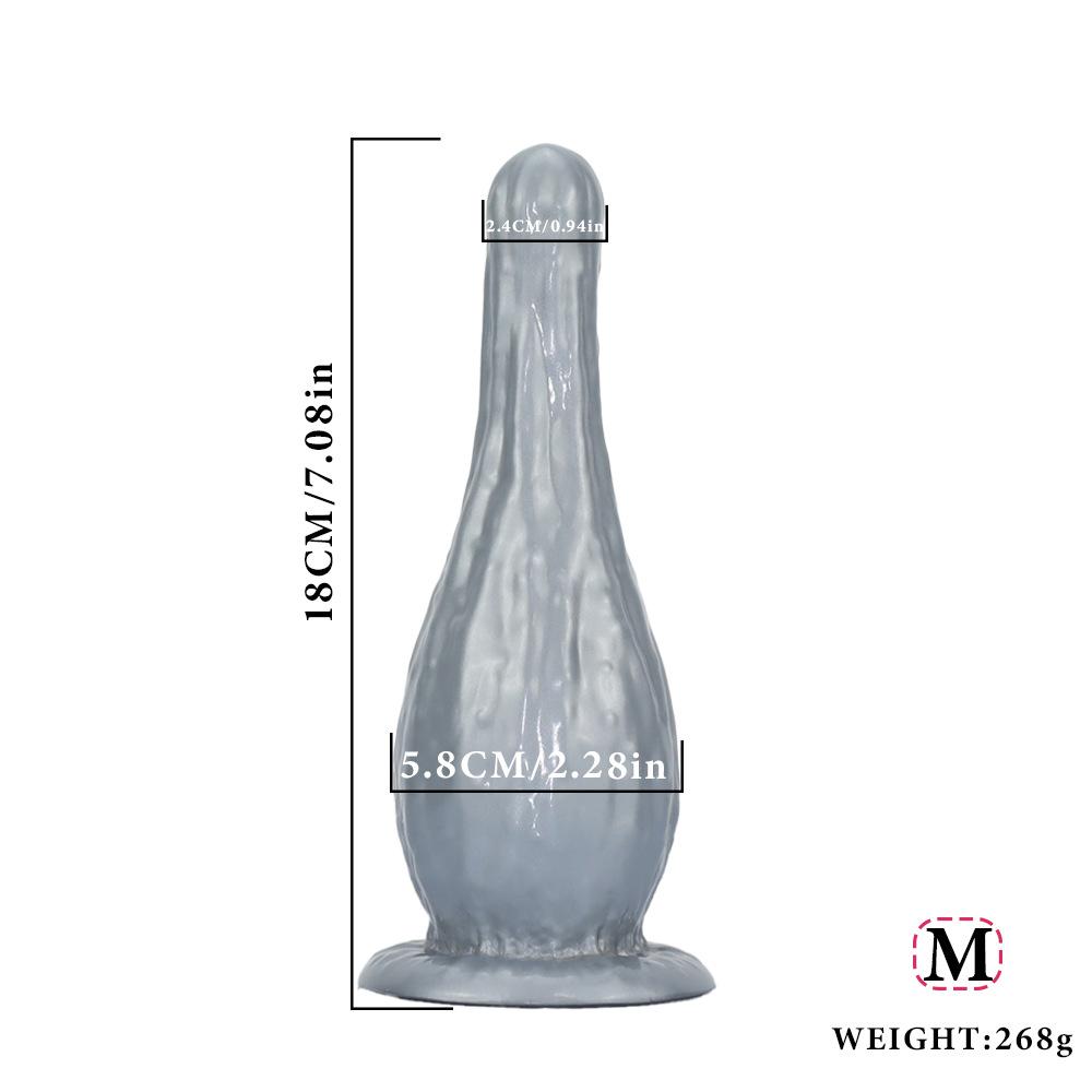 Silicone Penis Anal Plug SM Rear End Toy Male Female Adult Intimate Anal Play