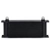16 Row Universal British Type Aluminum Engine Transmission Oil Cooler With 10AN Female To 8AN 6AN Male Fitting Adapter WLR7016