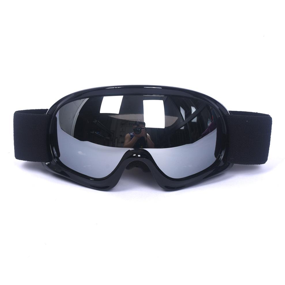 Outdoor Children's High-end Motorcycle Goggles Windproof Sand Electroplated Real Film Cycling Goggles Dust-proof Protective Glasses