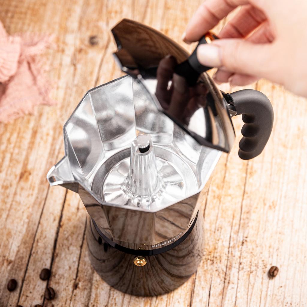 Kawiarka Espresso Kafeterka Ciśnieniowa KINGHOFF 450ml 9 Filiżanek KH-1884