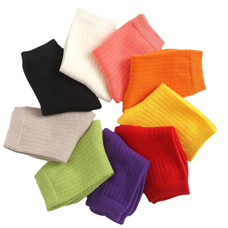 Calzini in Cotone Colori Caramella Autunno 2025 a Mezza Gamba per Bambini e Bambine