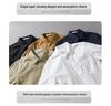 Men's Retro Solid Color Long Sleeve Shirt - Loose Fit, Simple, Stylish, Perfect for Spring & Autumn