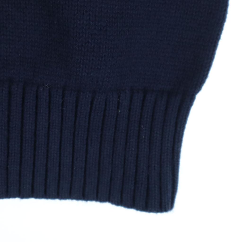 Polo Ralph Lauren Animal Pattern Long Sleeve Cotton Knit 120 Navy Kid's Used