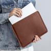 Étui de Protection pour Ordinateur Portable en Cuir PU Simple Étui de Protection Imperméable pour Tablette (12-16 Pouces)