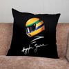 Federa Cuscino Ayrton S-Senna Pilota di Corse Per Casa Camera da Letto Auto Ufficio Decorazione Soggiorno Cuscino Divano Adatto