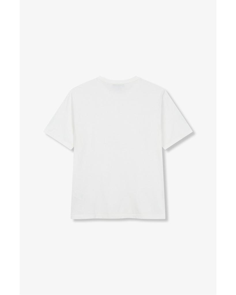 MAN ON THE BOON Soft Essential Crew Neck T-Shirt_White 4714112003