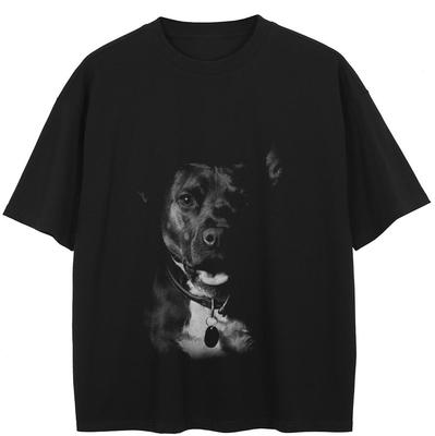 Tricou Streetwear cu Grafică Amuzantă de Câine Bumbac Tricou Unisex Topuri Tricouri de Vară cu Mânecă Scurtă Tricou