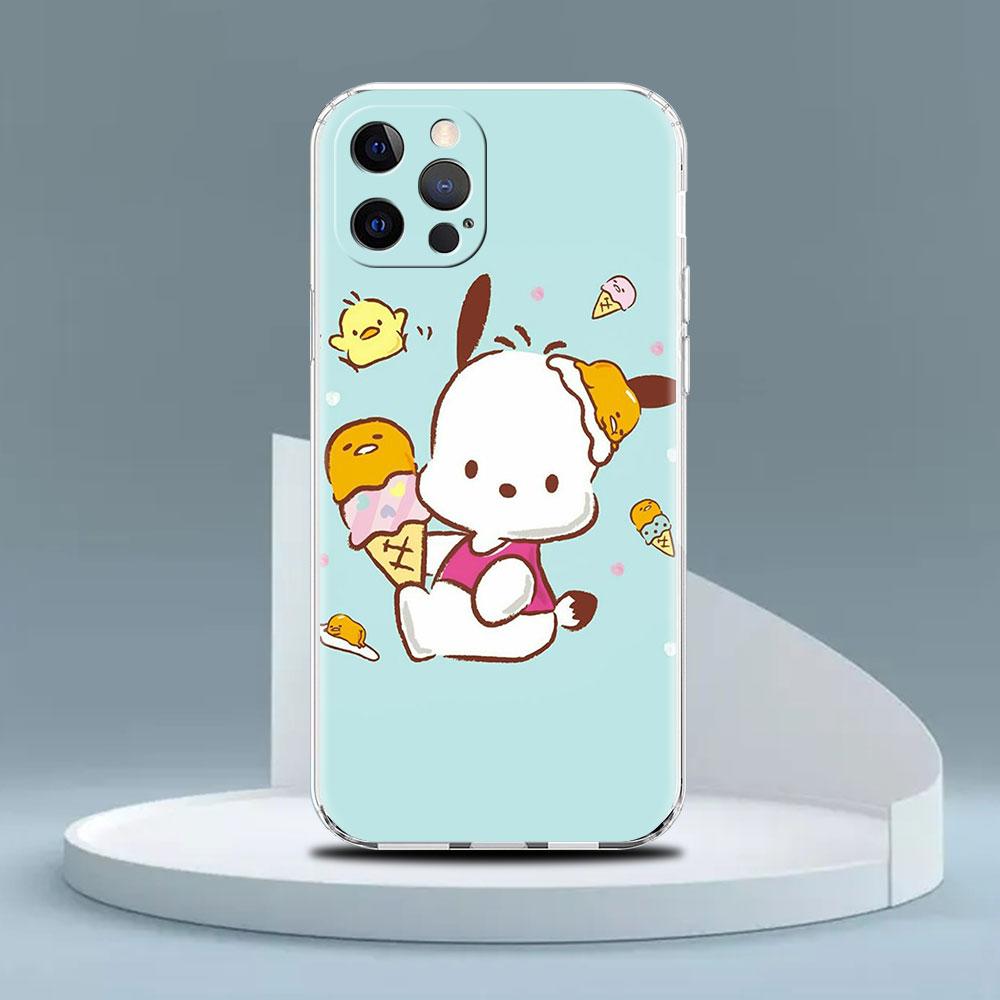 Pachacco Clear Case For Apple iPhone 14 11 13 12 Pro 7 8 Plus XR X XS Max 6 6S 14Pro Silicone Phone Cover