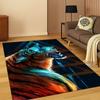 Tiger Beast Wildlife Cartoon Carpet Rug for Bedroom Living Room Sofa Playroom Doormat Home Decor,Kid Game Area Rug Non-slip