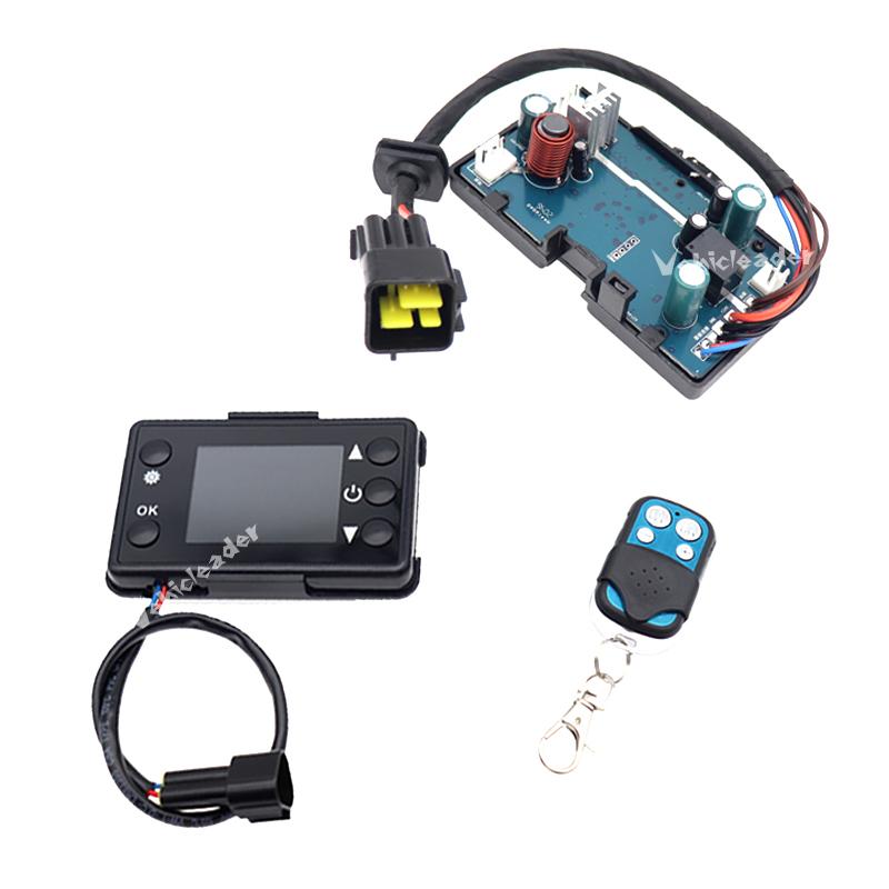 12V 24V Diesels Air Heater LCD Monitor Switch + 4 Buttons Remote Control + Control Board For Car Auto Diesels Air Heater Parking