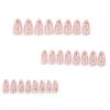Spring/Summer Almond False Nails: Simple Ins Style Wearable Nail Art Tips