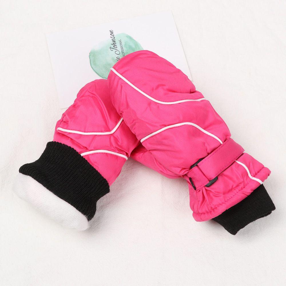 Winter Thicken Warm Children Ski Gloves Windproof Waterproof Snow Snowboard Long-sleeved Mitten