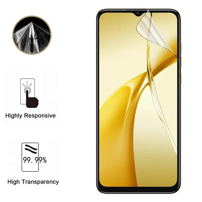 Displayschutz für Oukitel C57s [2er-Pack] Schutzfolie aus Kunststoff, widerstandsfähig, ultradünn, Phonillico®