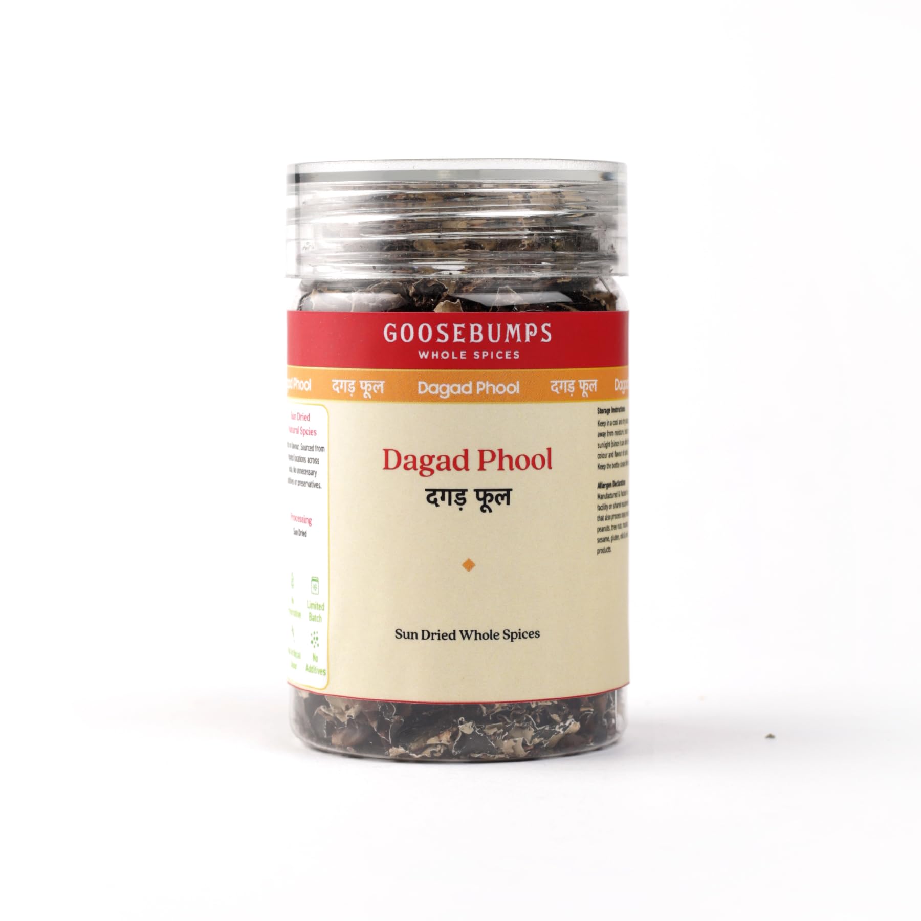 GOOSEBUMPS Black stone flower (Dagad phool) | Sun dried Whole Spices | Raw Seeds | Essential Indian Spices | 20 GMS