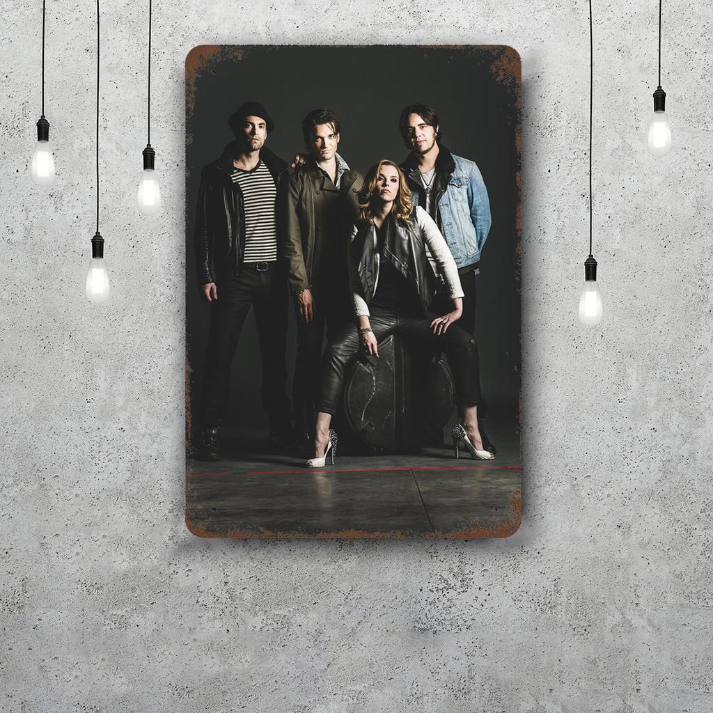 Halestorm Classic Poster Rusty Metal Plaque Retro Decorative Plate Bar Man Cave Garage Club Metal Sign Wall Decoration