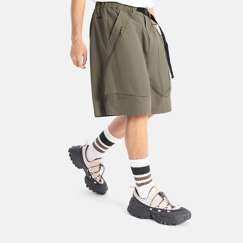 Li Ning Casual Shorts Men's Tea Green AKSV221-2