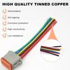 Deutsch DT 6 Pin Connector, 6 Way DT Automotive Waterproof Electrical Connector Male Female Plug Wiring Harness with 16AWG Cable Wire,for