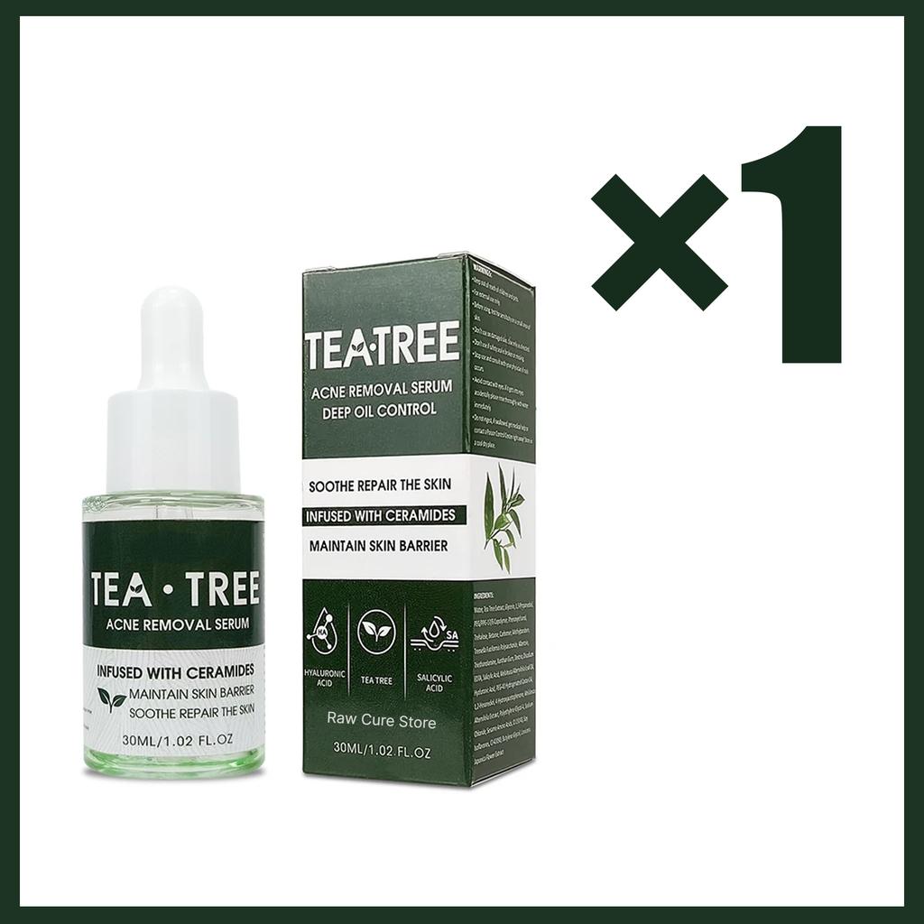 Tea Tree Centella Asiatica Relief Serum Lightweight Vegan Ampoule for Acne-Prone Skin Soothing Calming Oil Balance