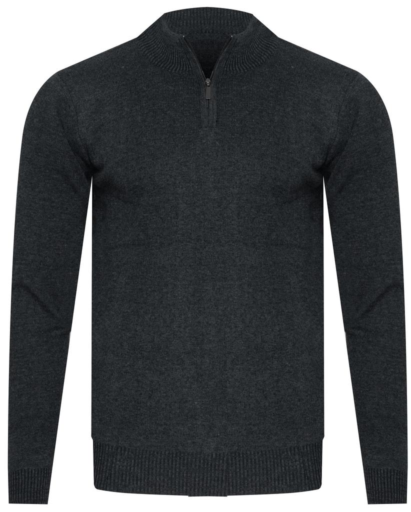 Men' Turtleneck Sweater - K6007 Dark Gray