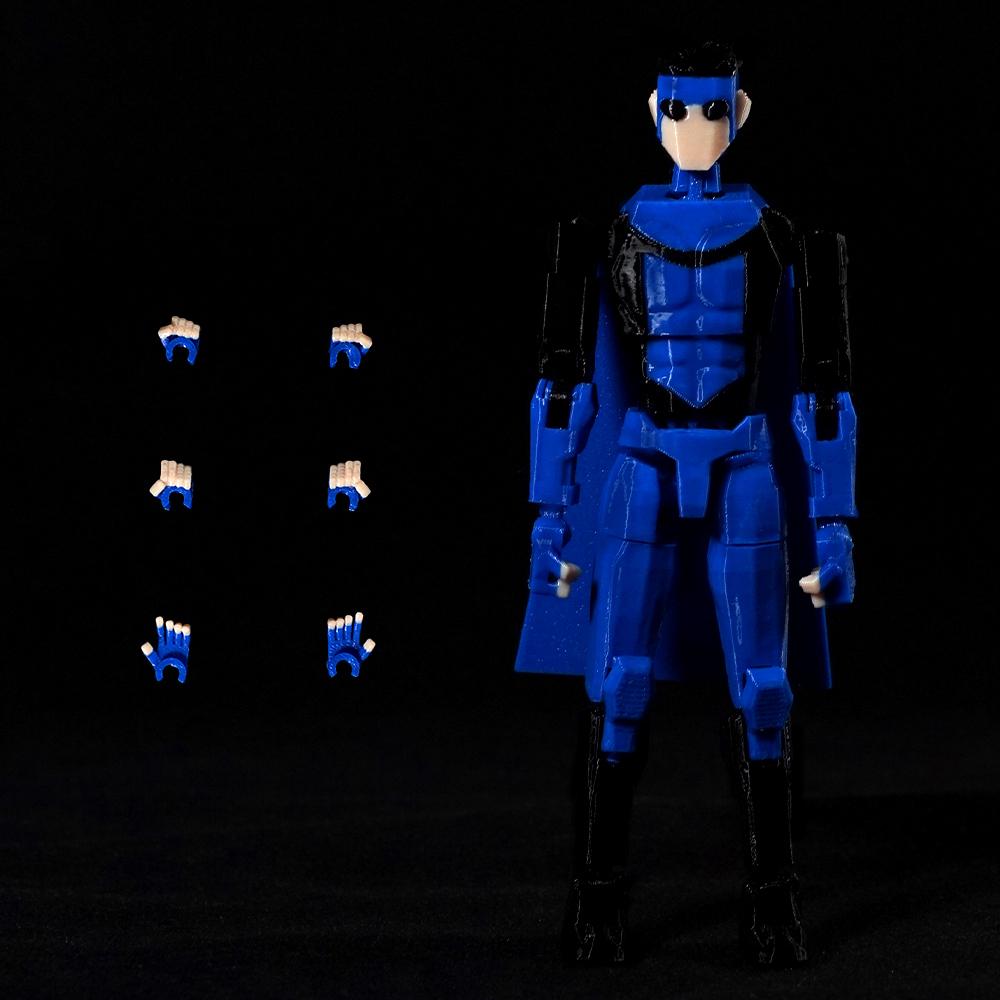 Giocattoli Invincibili Stampati in 3D Action Figure Modello Anime Lucky Dummy 13 Supereroi Mark Thragg Giocattolo Multiaricolato Ornamenti Regali