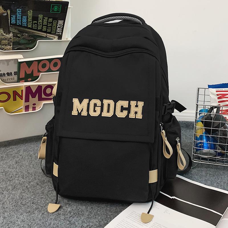 Male Style College Students Middle School Students Junior High School Girls Elementary School Students Letter Backpack