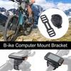 Bicycle Computer Mounting Bracket Made of High-strength Resin and Non-slip Rubber Anti-slip and Shock Absorption Front Bracket
