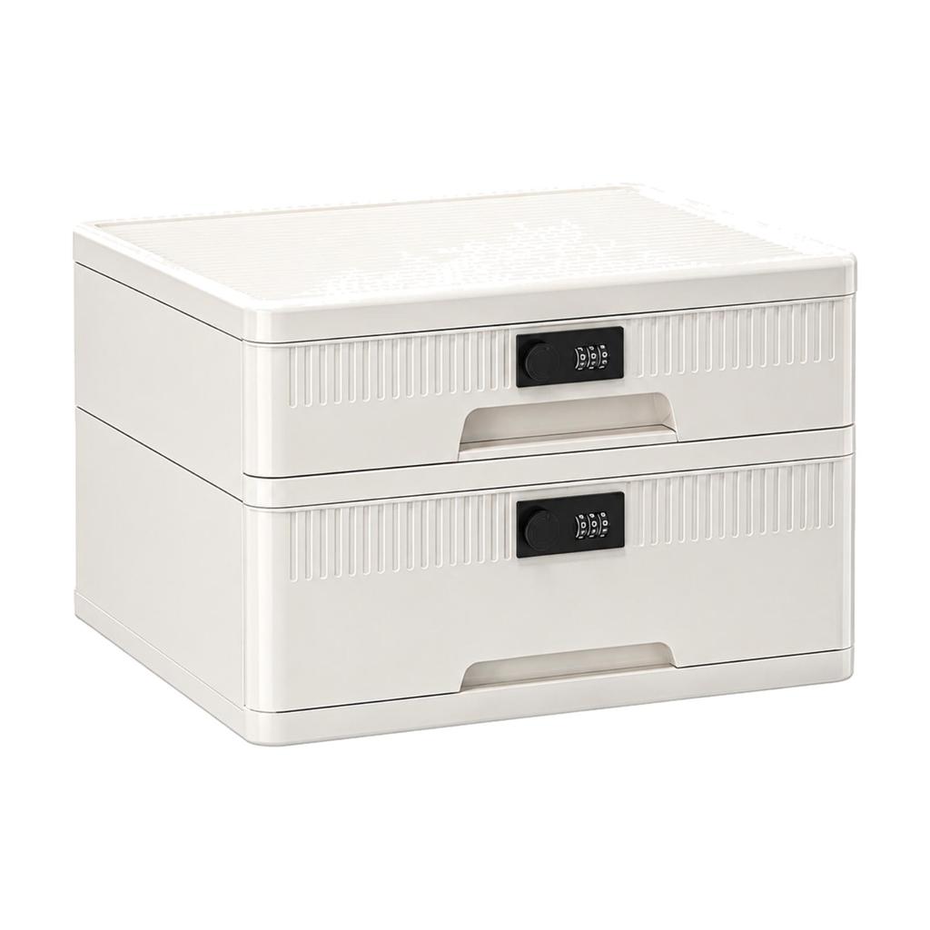 Drawer Cabinet with Combination Lock PrivacyFocused Lockable Storage Easy to Clean