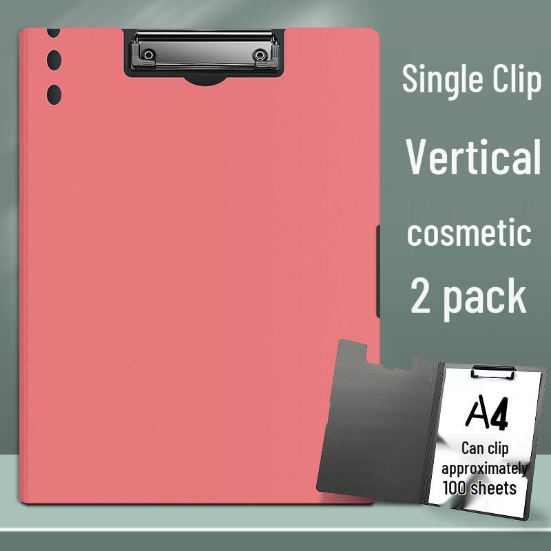 Thick A4 Clipboard with Double Clips and Loose-leaf Holder for Office Use