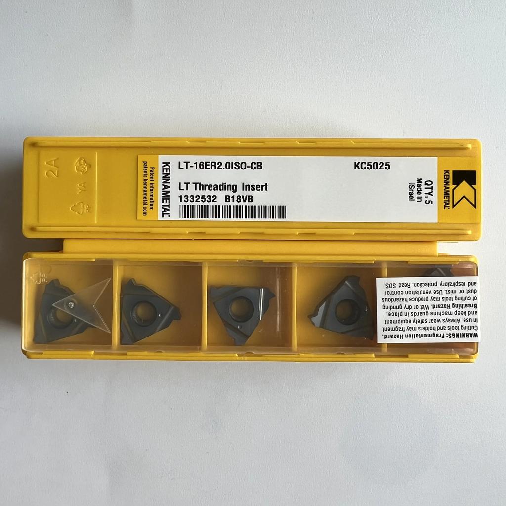 KENNAMETEL / LT-16ER2.0ISO-CB KC5025  / Original carbide blade 10 Pcs