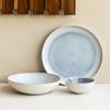 Simple And High Value Gradual Change Ceramic Bowl Set Household Restaurant Tableware Plate Dessert Bowl Plate Plate Plate