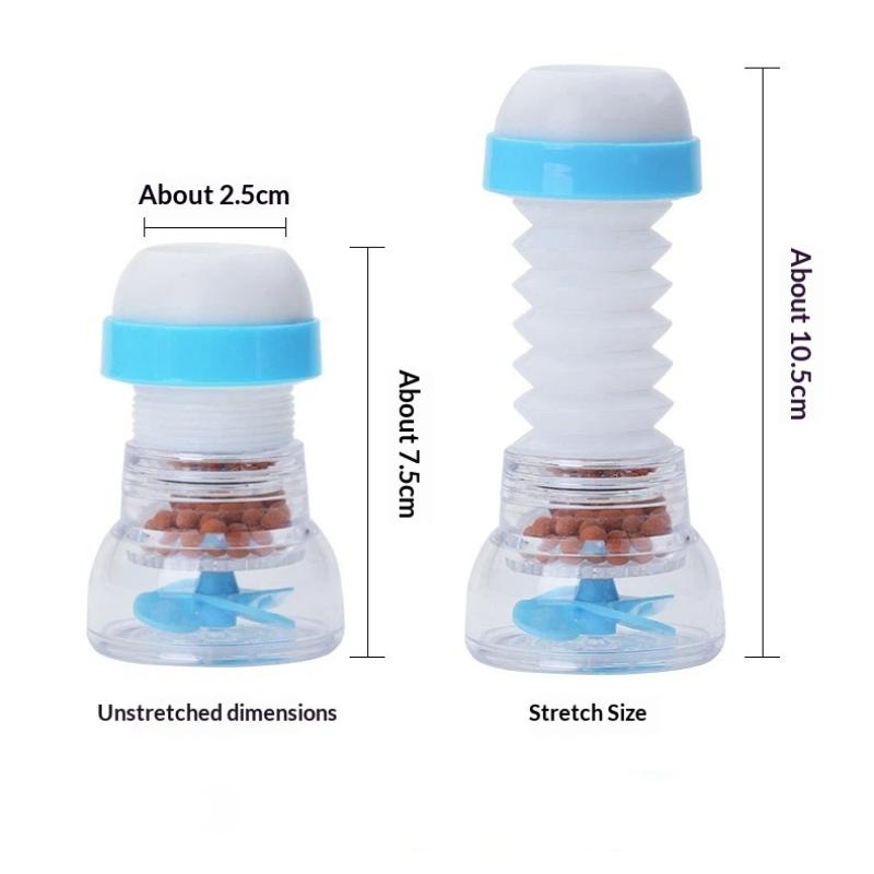 Tap Water Filter 360 Rotatable Telescopic Faucet Nozzle Sprinkler Anti Splash Kitchen Sink Extension Water Saving Attachment
