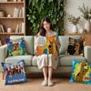 SScoobys Cartoon DDoos Decorative Room Aesthetics Pillow Case Home Decor Bedroom Sofa Bed Couch Pillow Cover x