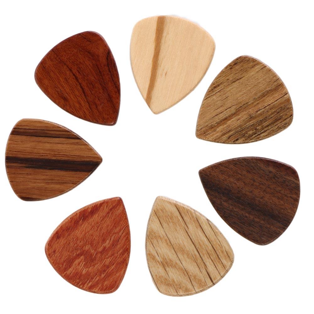 For Electric Guitar Acoustic Guitar Pick Guitars Accessories Wooden Guitar Pick Finger Guitar Pick