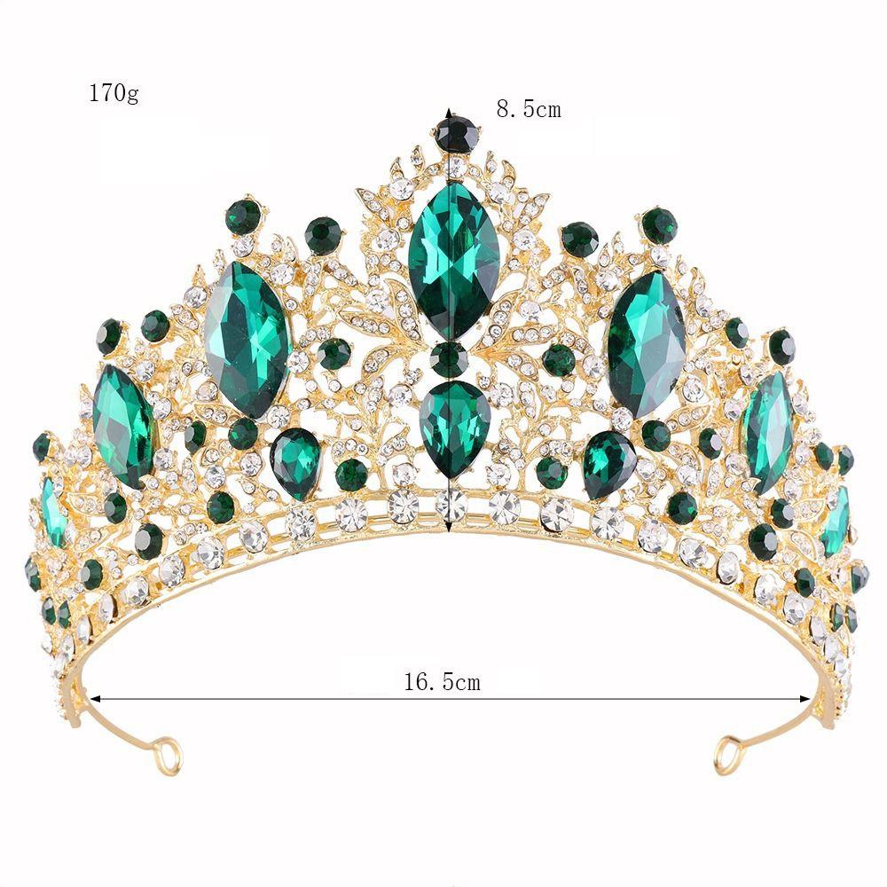Water Drop Shape Tiara Hair Crown Rhinestone Bridal Wedding Crown Hair Accessories  Party Event